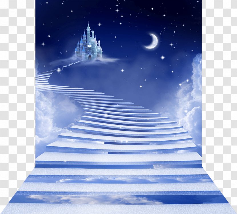 Desktop Wallpaper Stairs Song - Heaven - Moon Night Transparent PNG