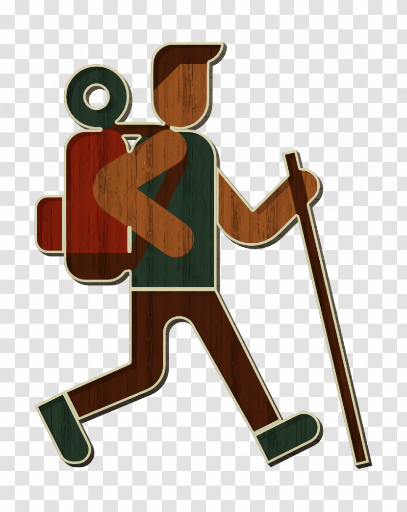 Trekking Icon Travel Icon Mountain Icon Transparent PNG