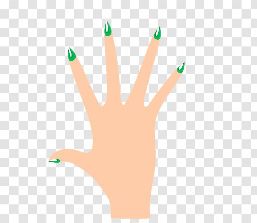 Hand Model Nail Finger Thumb - Handshake Transparent PNG