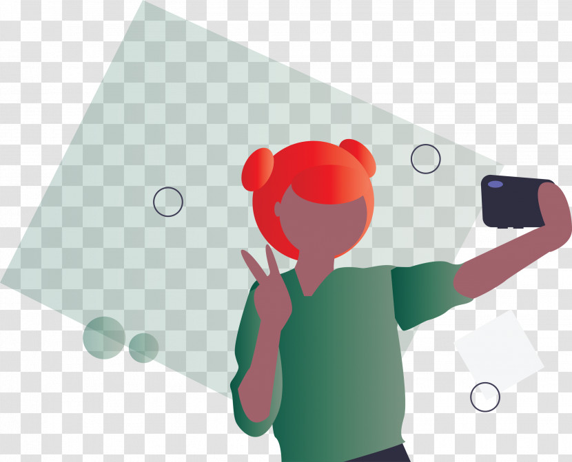 Taking Selfie Girl Camera Transparent PNG