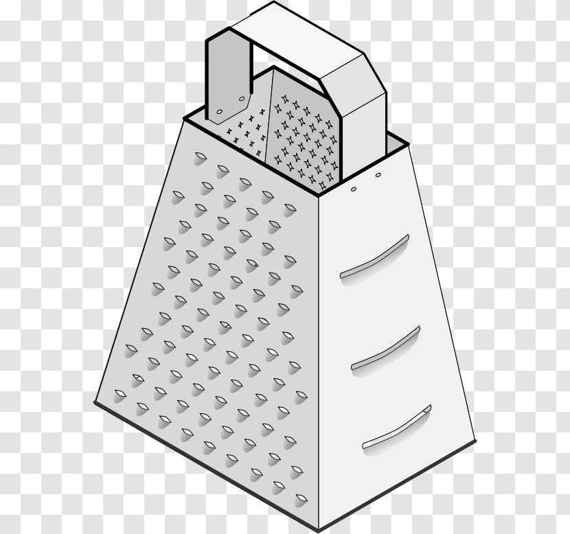 Grater Kitchen Clip Art - Black And White Transparent PNG