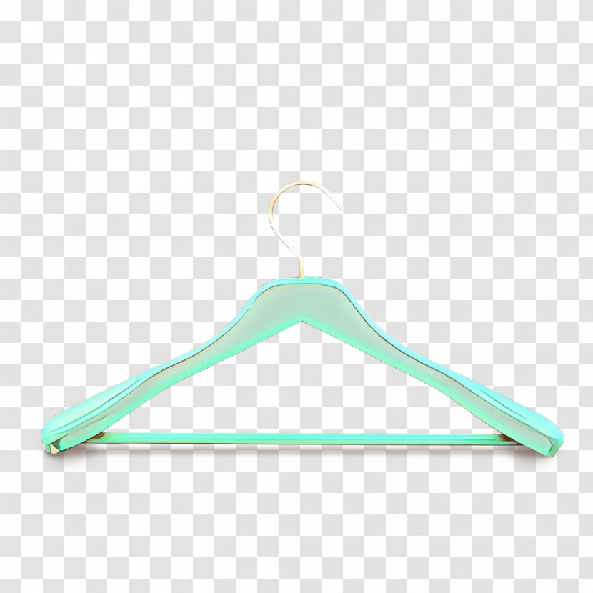 Clothes Hanger Turquoise Triangle - Cartoon Transparent PNG