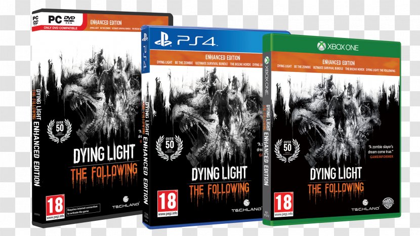 Dying Light: The Following Xbox 360 One PlayStation 4 - Watercolor - Hitman Transparent PNG