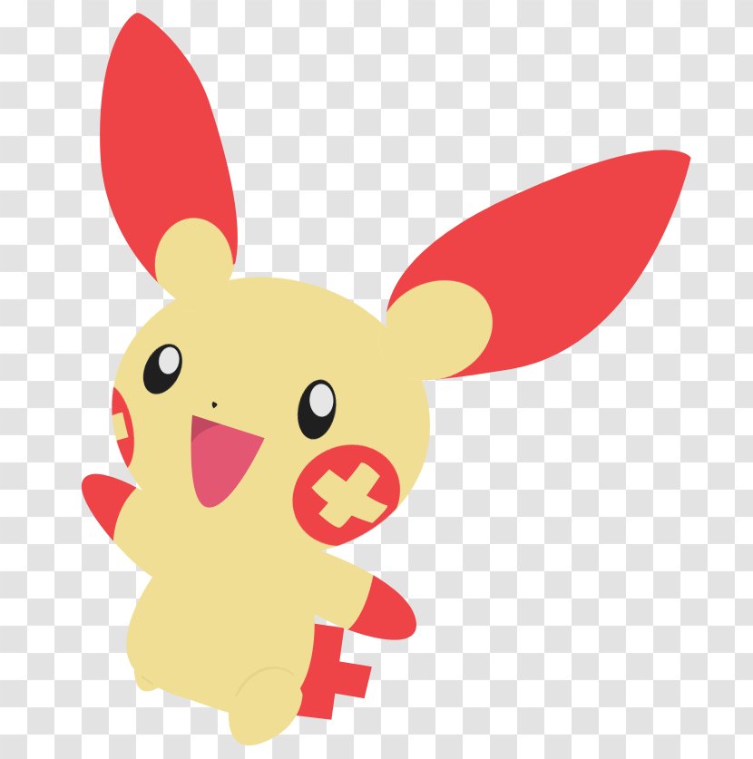 Rabbit Plusle Minun DeviantArt - Cartoon Transparent PNG