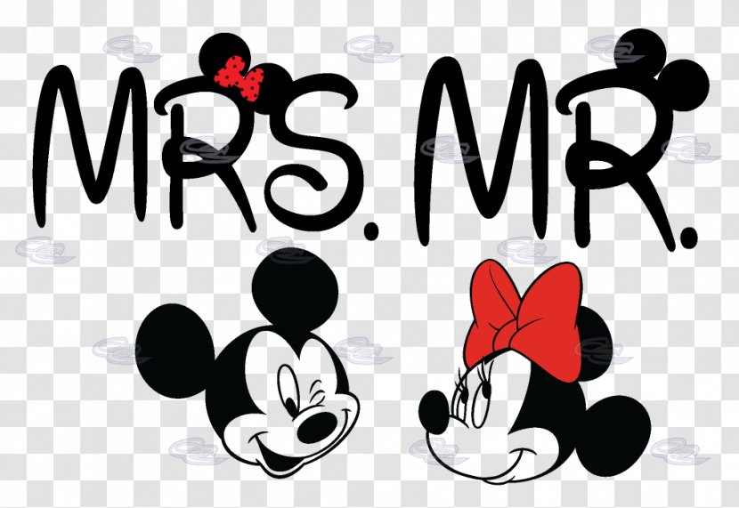 Minnie Mouse Mickey T-shirt The Walt Disney Company Mr. - Watercolor - Mrs. Transparent PNG