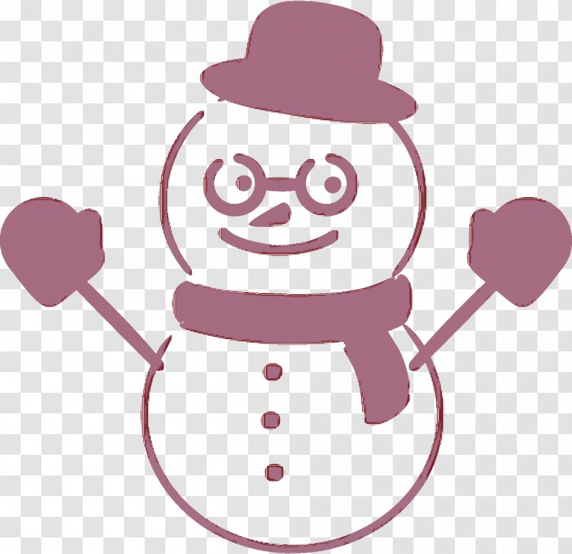 Snowman - Cartoon Transparent PNG