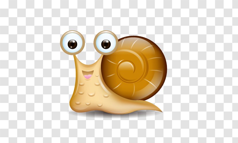 Snail Cartoon Orthogastropoda - Giant African - Free Stock Vector Transparent PNG