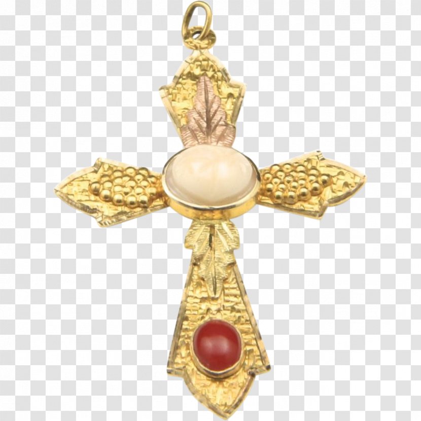 Crucifix Charms & Pendants Cross Necklace Gold - Fashion Accessory Transparent PNG