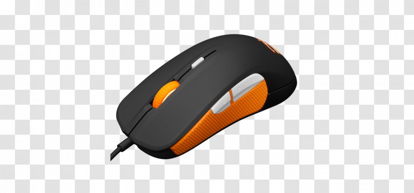 Computer Mouse Dota 2 SteelSeries Rival Fnatic - Orange Transparent PNG