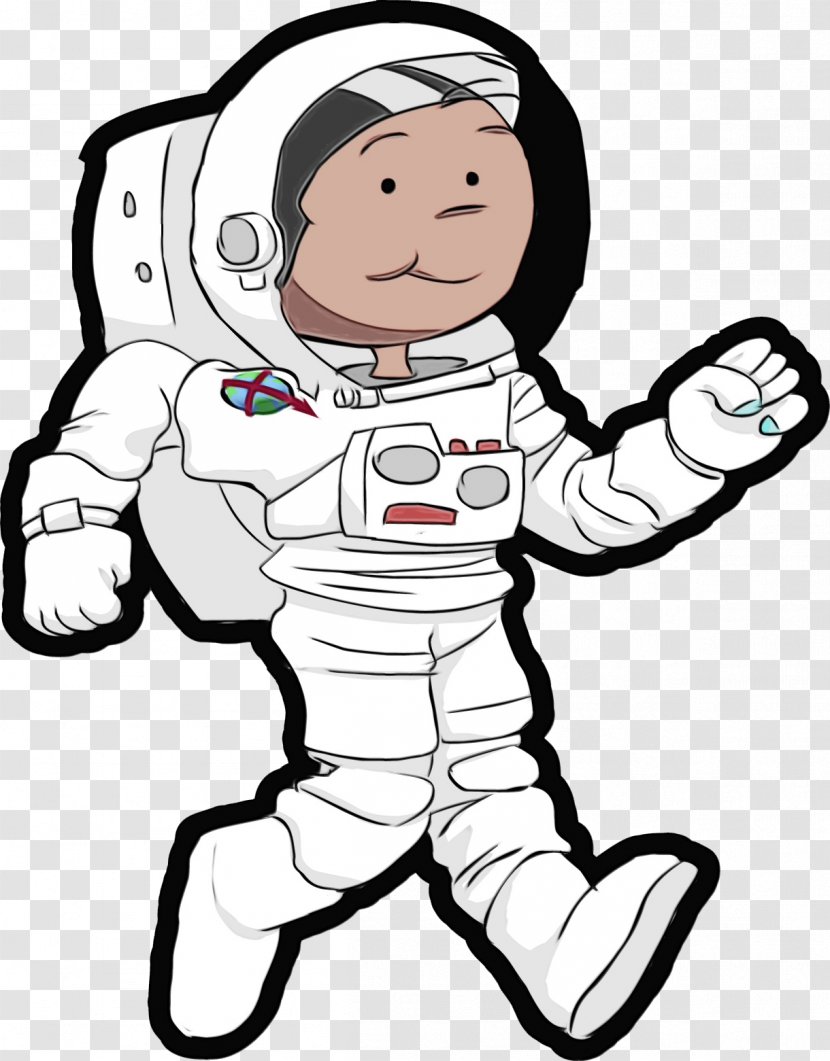 Astronaut Cartoon - Space - Smile Child Transparent PNG