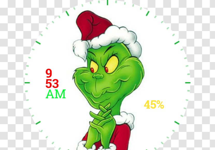 How The Grinch Stole Christmas! Clip Art Image - Green Transparent PNG
