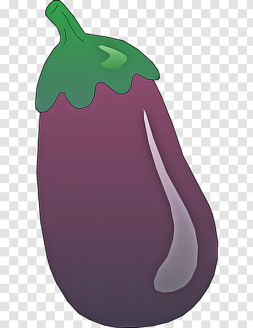 Cartoon Violet Plant Green Character Transparent PNG