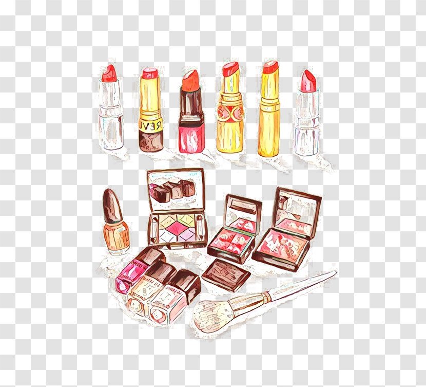 Cosmetics Material Property Nail Care Lipstick Finger - Perfume Transparent PNG