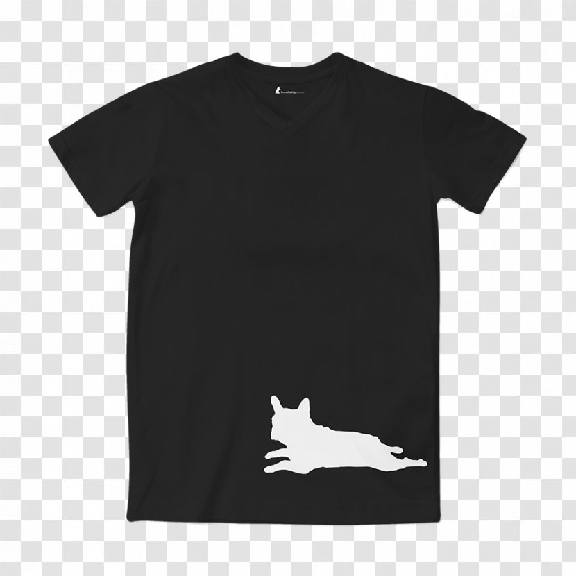 T-shirt Hoodie Monkey D. Luffy Pocket - Black French Bulldog Transparent PNG