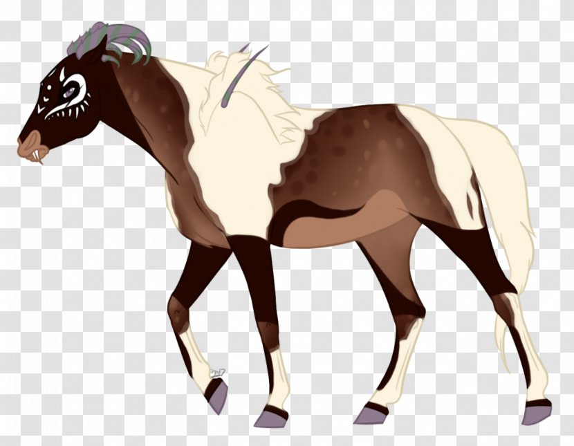 Mustang Foal Stallion Colt Rein - Ox Horn Transparent PNG