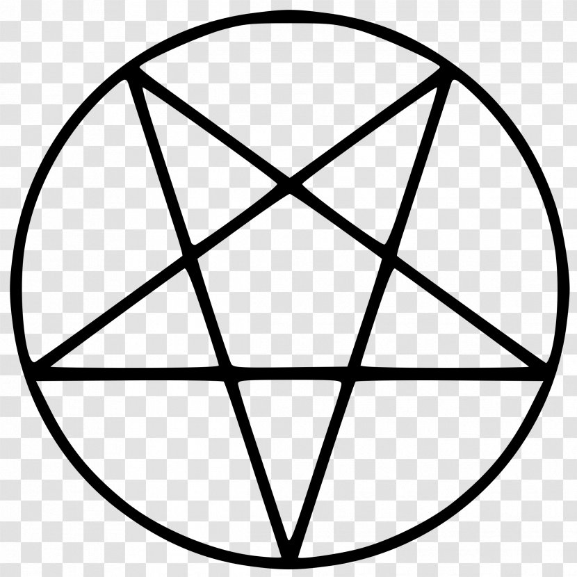 Pentacle Invertit Pentagram Satanism Symbol Baphomet - Monochrome Photography - Aquarius Transparent PNG