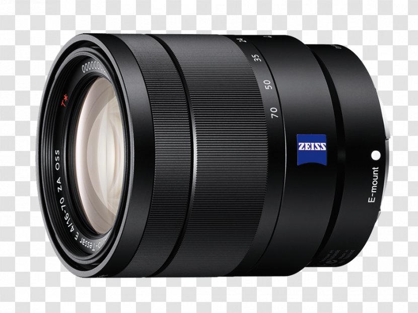Sony α6500 α6000 Alpha 6300 E-mount Carl Zeiss Vario-Tessar T* E 16-70mm F4 ZA OSS - Variotessar T 1670mm Za Oss - Camera Lens Transparent PNG