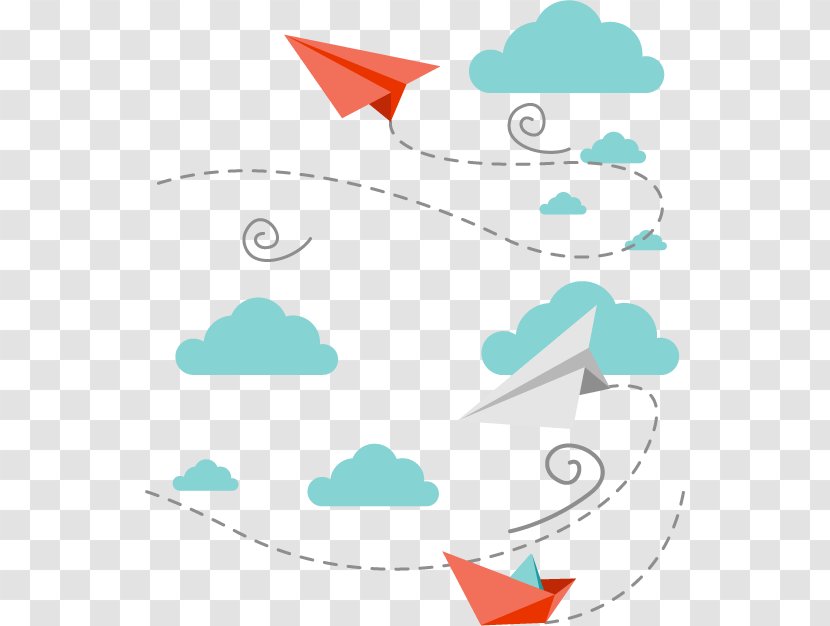 Paper Airplane - Drawing Transparent PNG