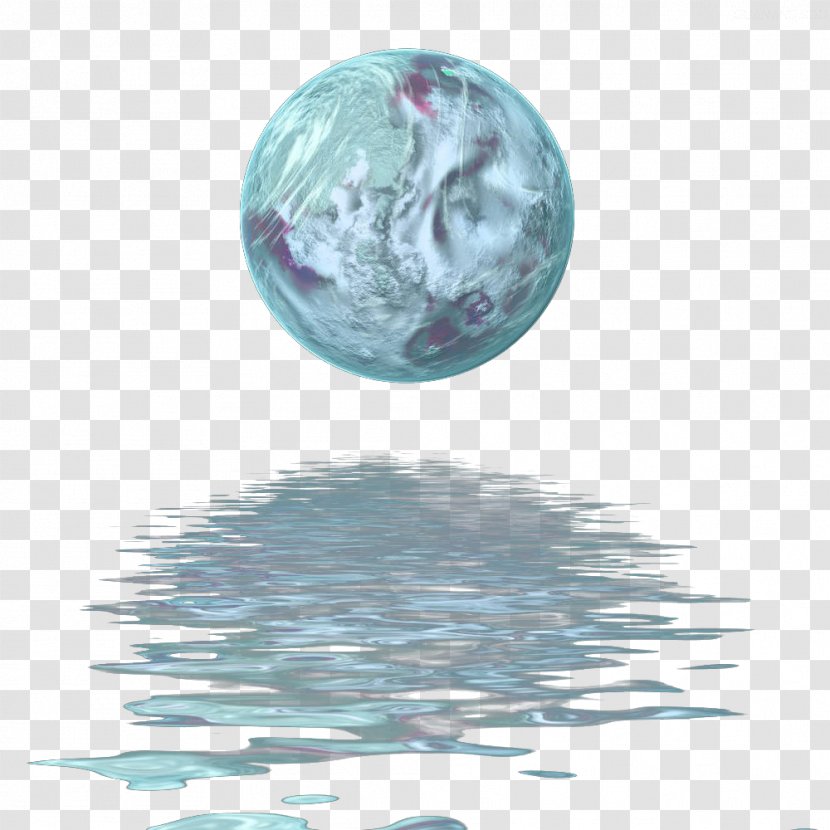 Earth Sticker Planet PicsArt Photo Studio - Water Reflection Transparent PNG