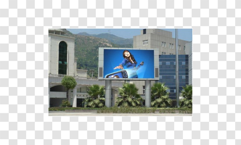 LED Display Device Light-emitting Diode Video Wall Out-of-home Advertising - Surfacemount Technology - Billboard Transparent PNG
