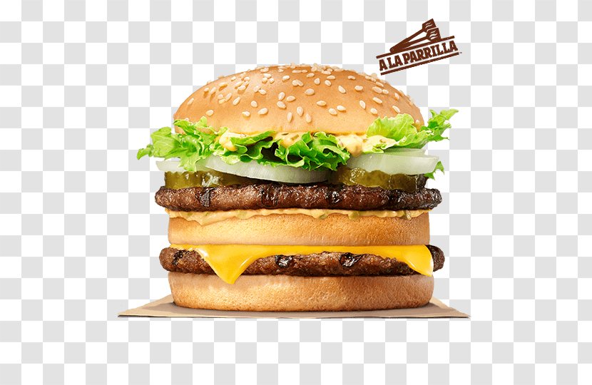 Big King Whopper Hamburger Cheeseburger McDonald's Mac - Burguer Combo Transparent PNG