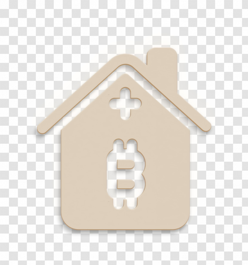 Loan Icon House Icon Bitcoin Icon Transparent PNG