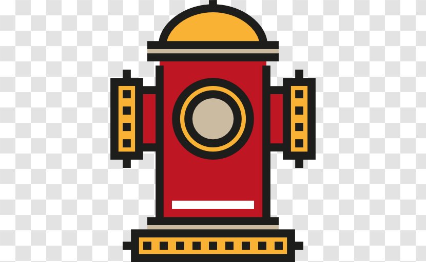 Fire Hydrant Firefighting Icon - Yellow - A Red Transparent PNG