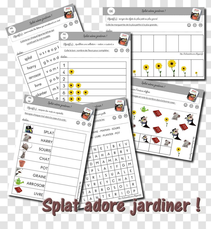 Splat Le Chat: Adore Jardiner! The Cat Kindergarten Gardening Homeschooling - Reading - Journal Writing Ideas Homeschool Transparent PNG
