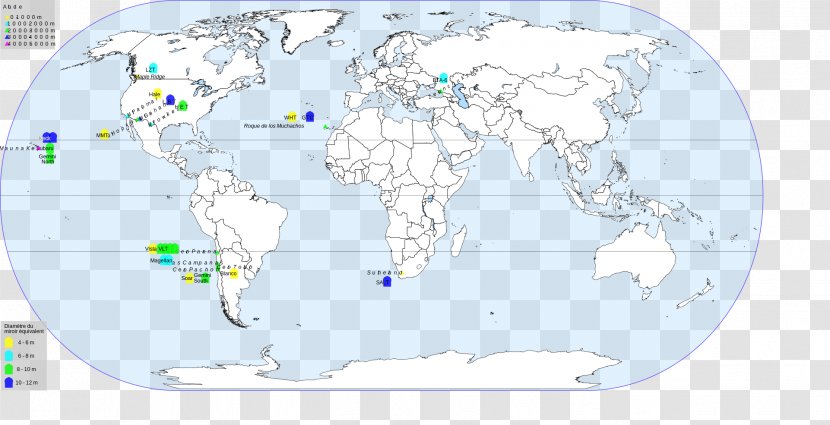United States World Map Devasthal Observatory - Telescope - Creative Transparent PNG