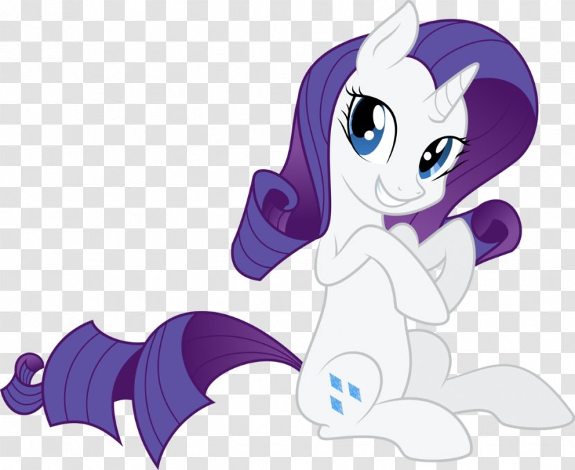 Rarity My Little Pony - Silhouette - Hourglass Transparent PNG