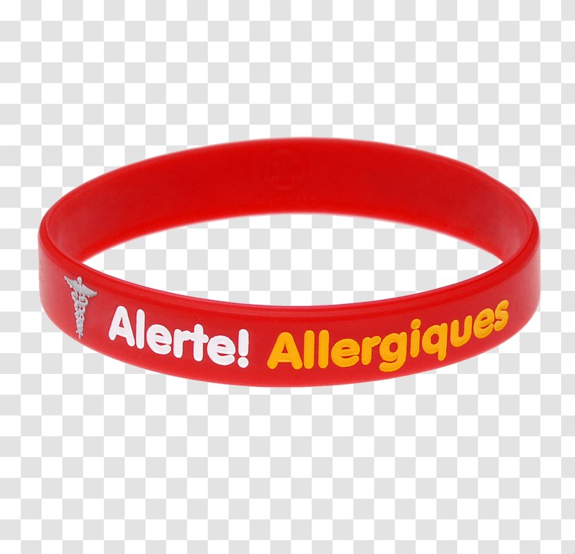 Bracelet Allergy Wristband - Medicine - Red PenitsilliiniallergiaPandora Charm Medical Alert Sign Transparent PNG