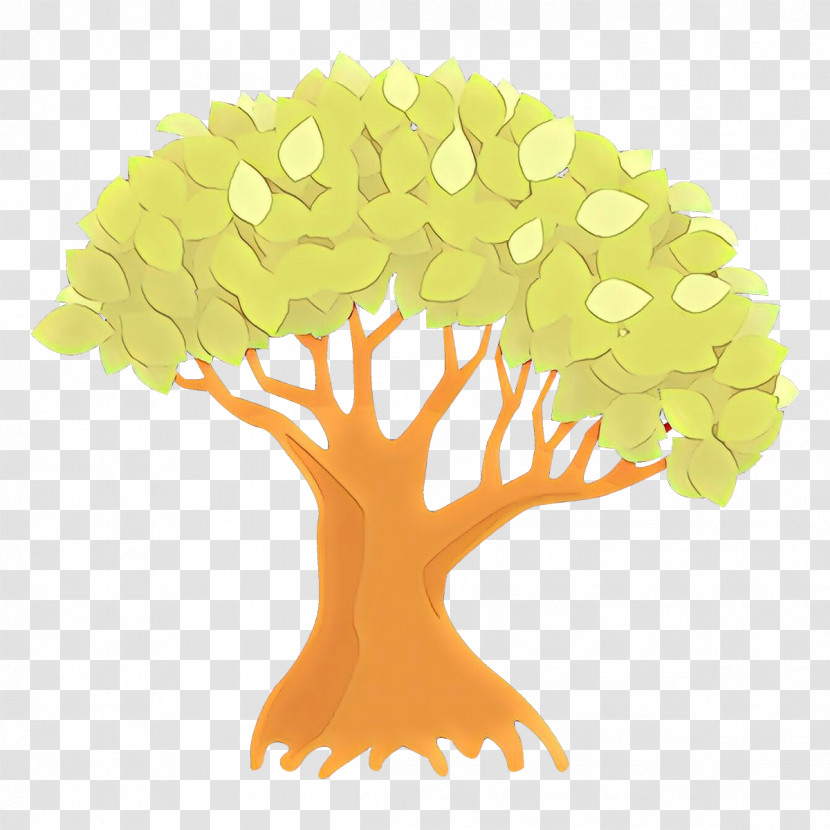 Tree Yellow Woody Plant Plant Transparent PNG