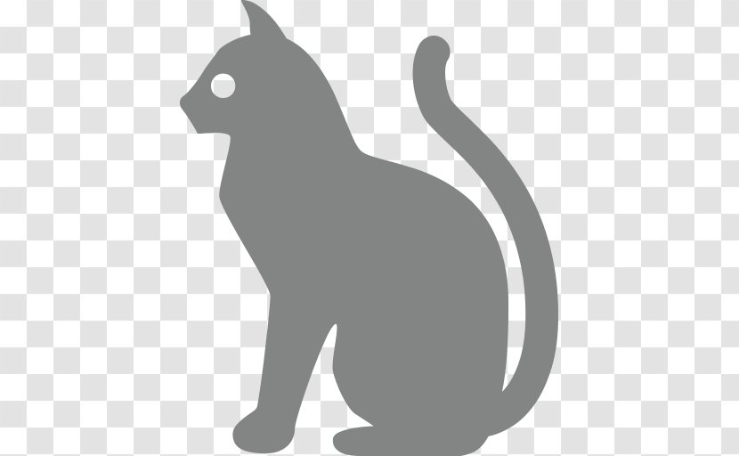 Black Cat Kitten Drawing - Domestic Short Haired - Viber Transparent PNG