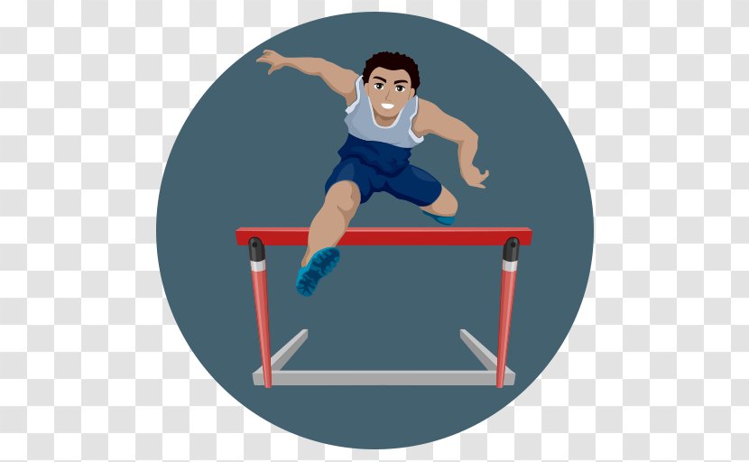 Parallel Bars Hurdle Jumping Knee Sporting Goods - Overcome Difficulties Transparent PNG