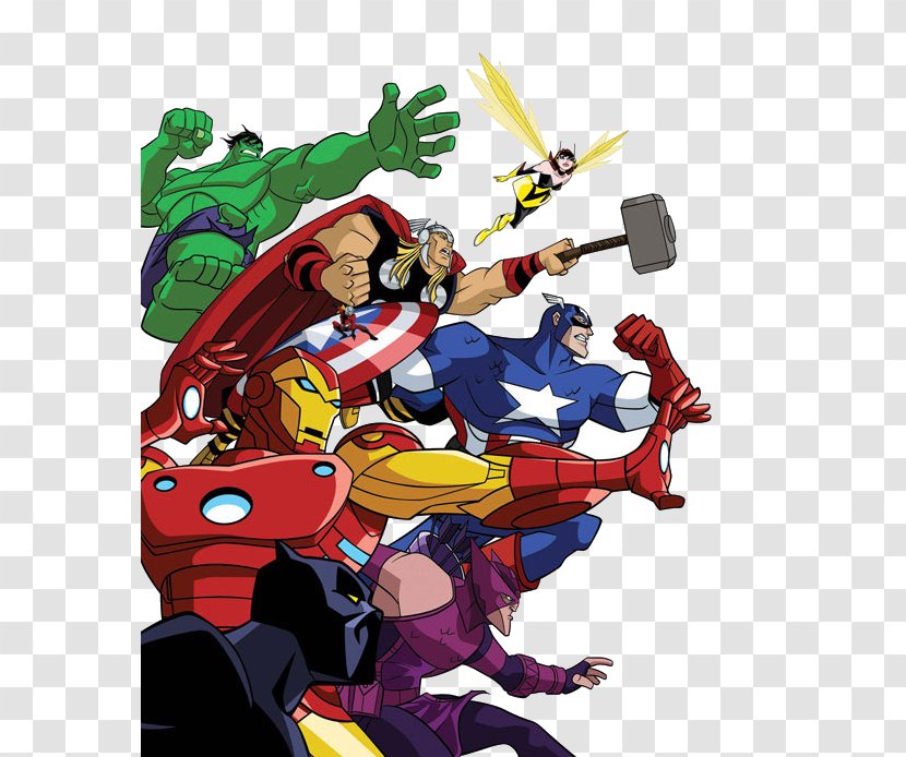 Marvel Comics The Avengers Cinematic Universe - Clipart Mightiest Heroes Transparent PNG
