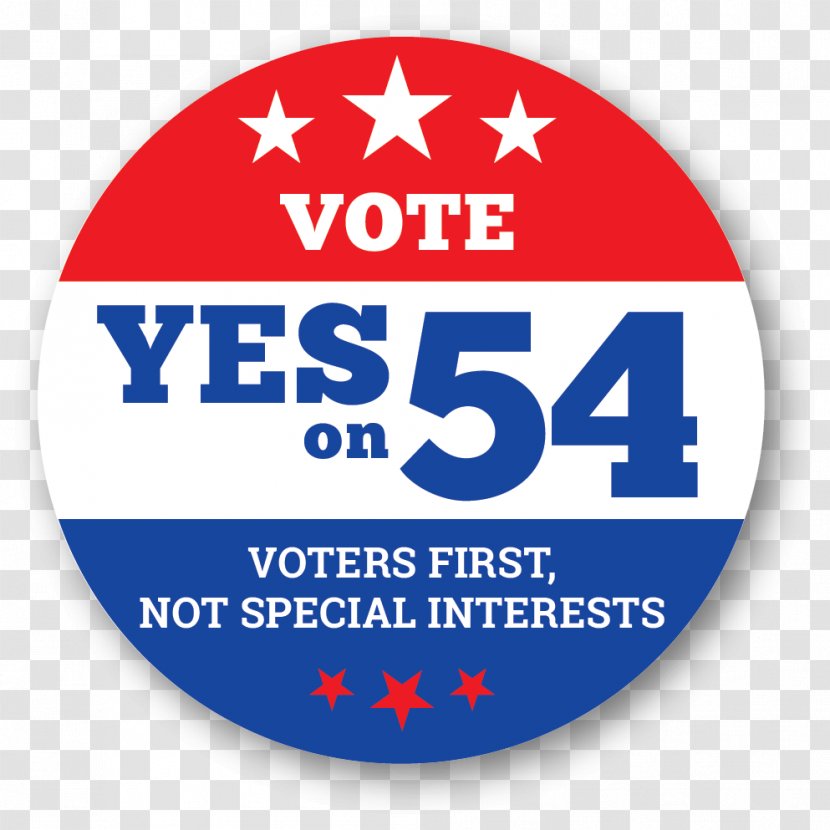 California Proposition 54 Ballot State Legislature Voting - Brand - Politicians Transparent PNG