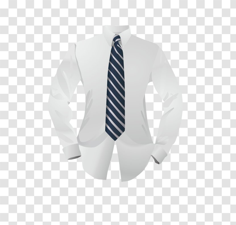 Necktie Shirt Bow Tie Formal Wear - Clip - Men's Work Clothes Transparent PNG
