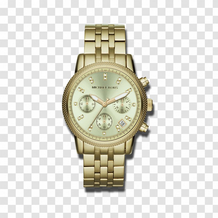Michael Kors Women's Parker Chronograph Watch Ritz Jewellery Gold - Strap Transparent PNG