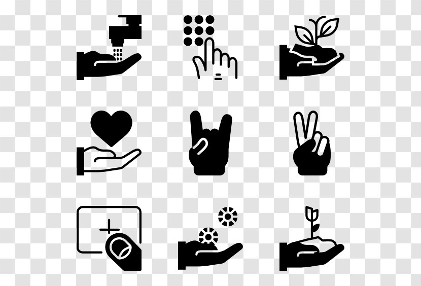 Symbol Gesture - Flower - Hand Gestures Transparent PNG