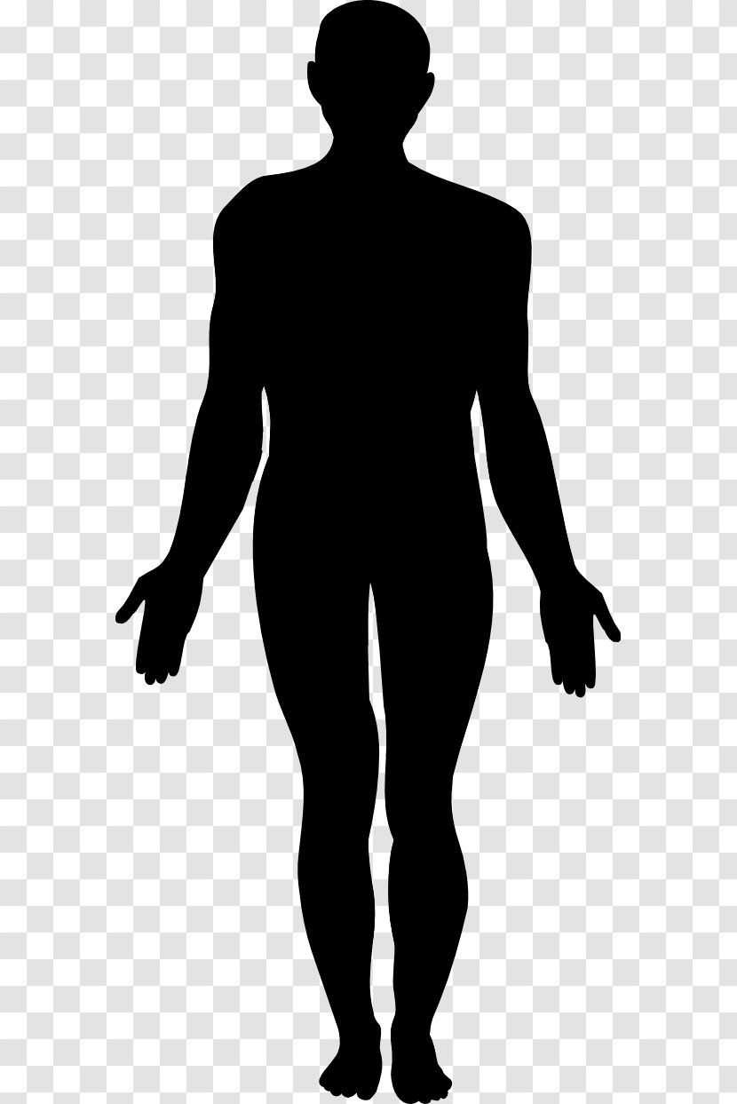 Clip Art Human Behavior Black Silhouette - Blackandwhite - Sleeve Transparent PNG