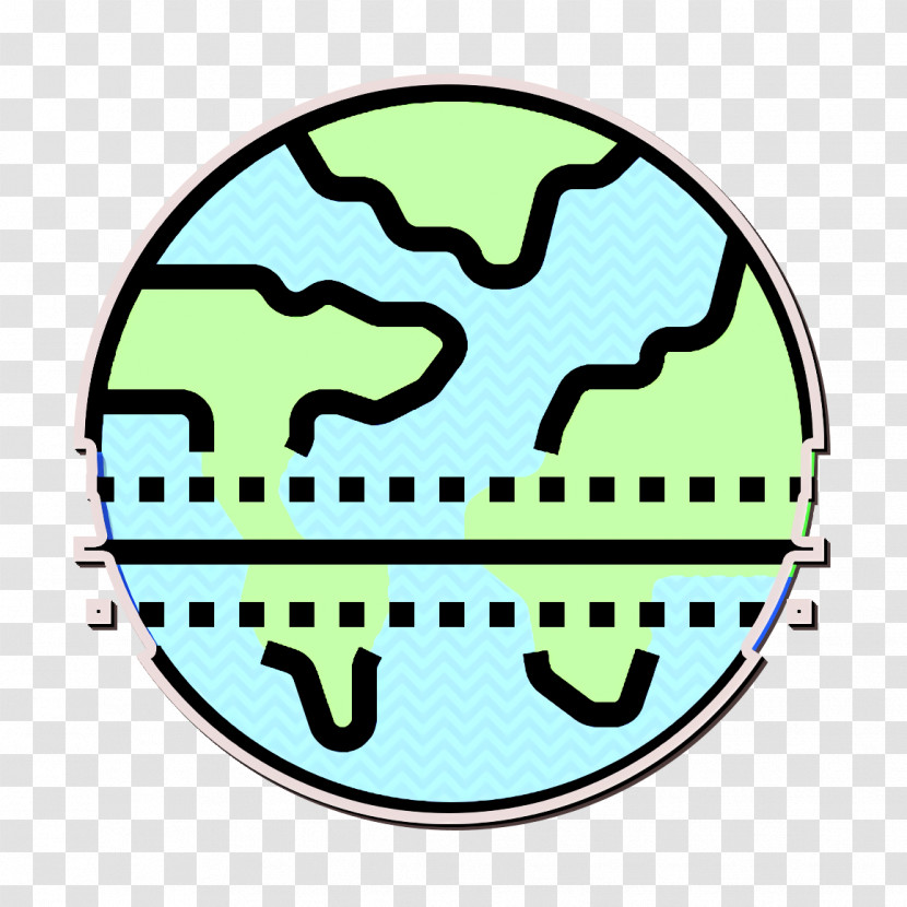Equator Icon Latitude Icon Global Warming Icon Transparent PNG