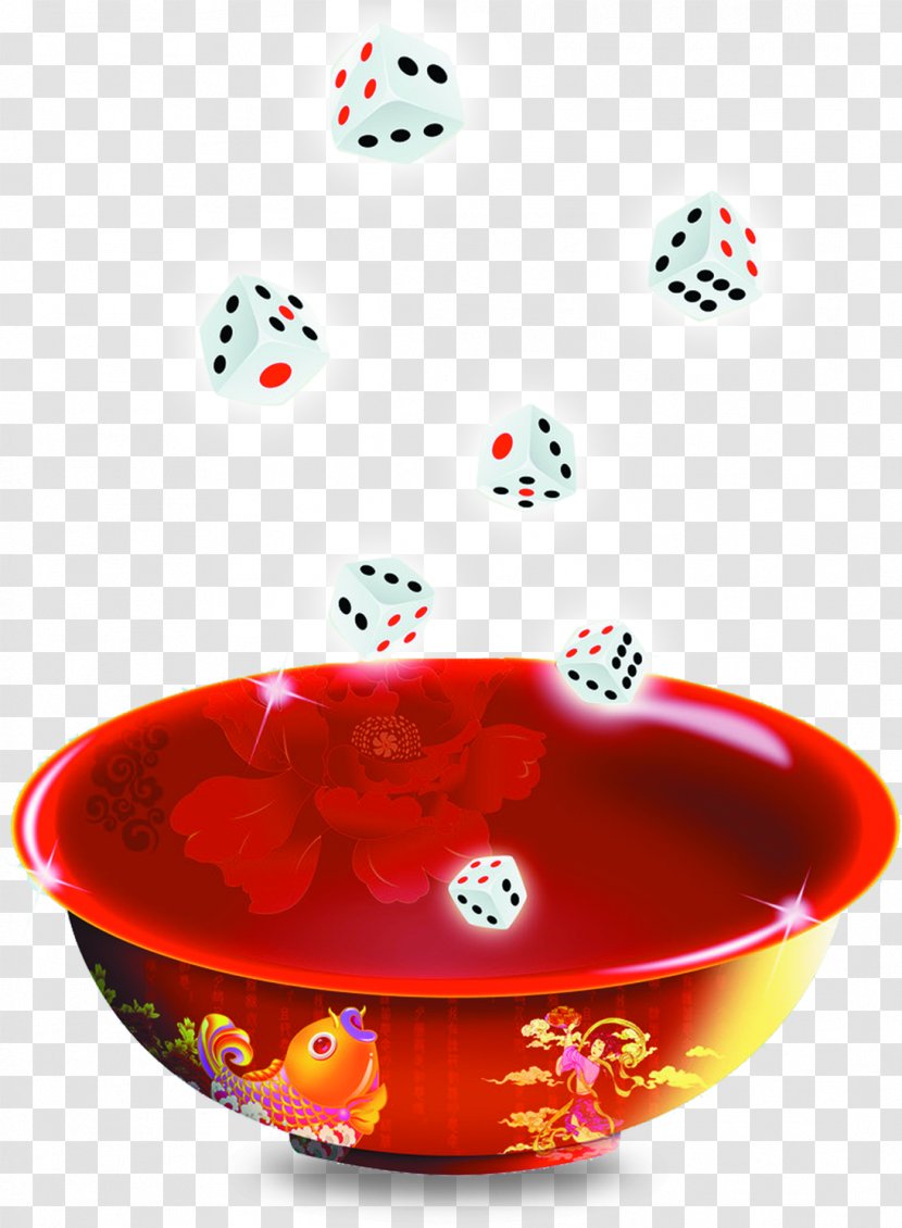 Mooncake Festival Dice Game Mid-Autumn - Tableware - Flying Transparent PNG
