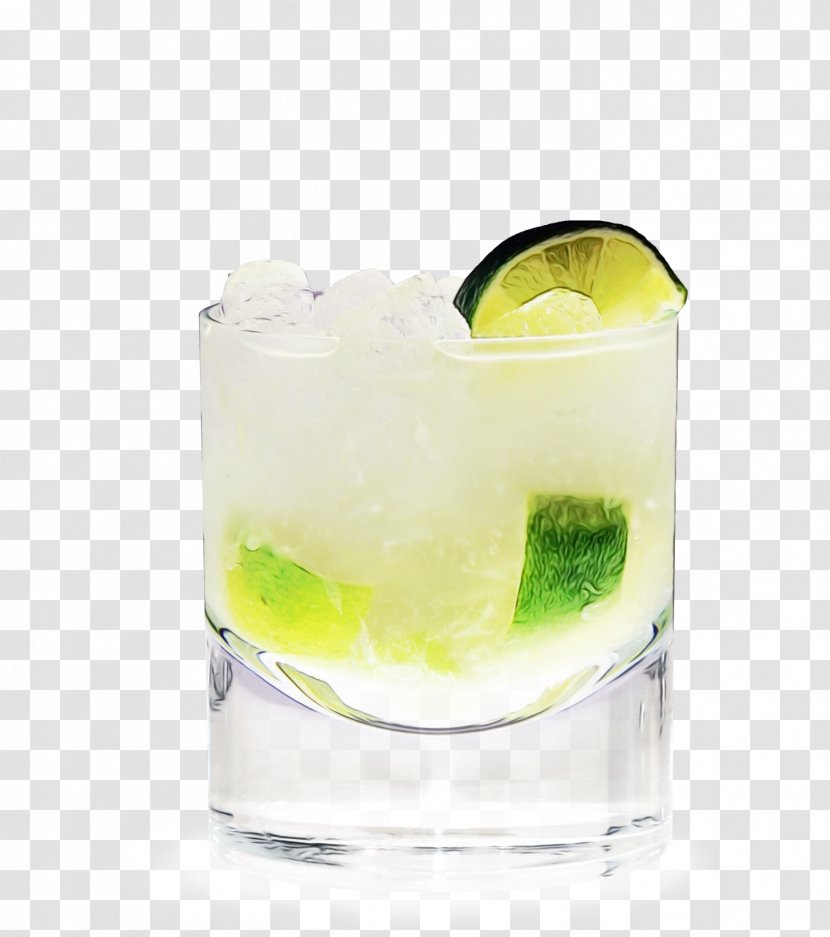 Drink Caipirinha Alcoholic Beverage Cocktail Garnish - Highball Glass Distilled Transparent PNG