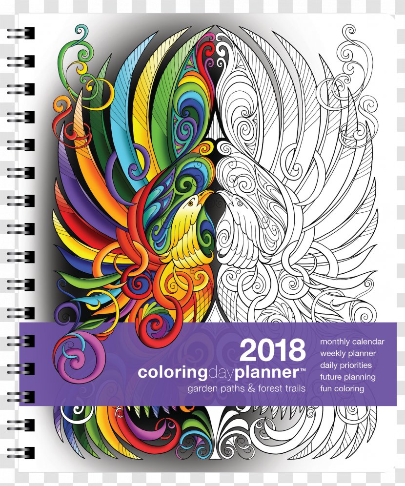 Coloring Book Personal Organizer Publishing Color The Psalms Calendar Transparent PNG