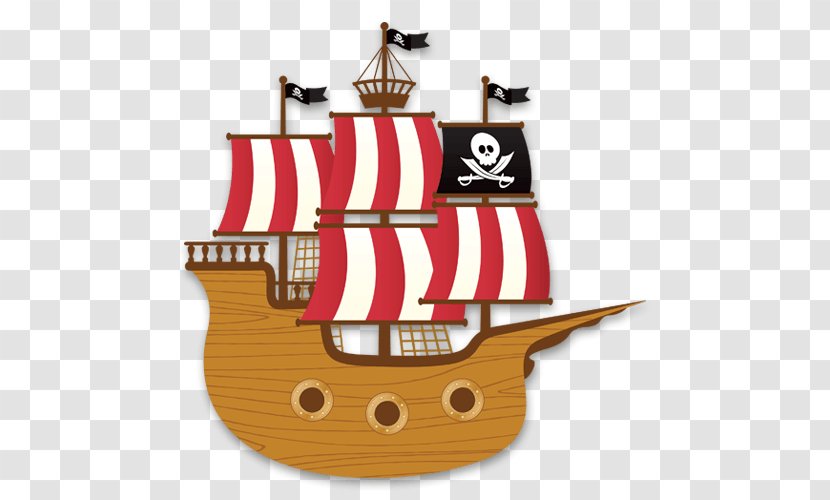Piracy Boat Pirate Round Ship Watercraft Transparent PNG