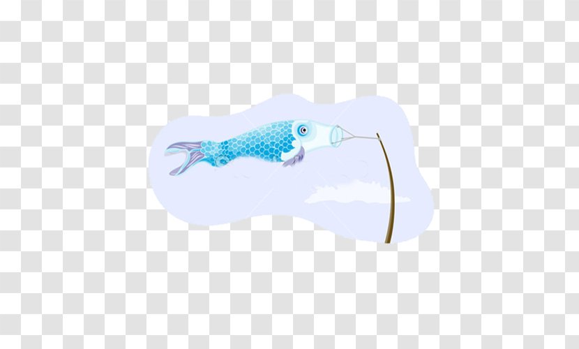 Koi Blue - Organism - Japanese Fish Kite Transparent PNG