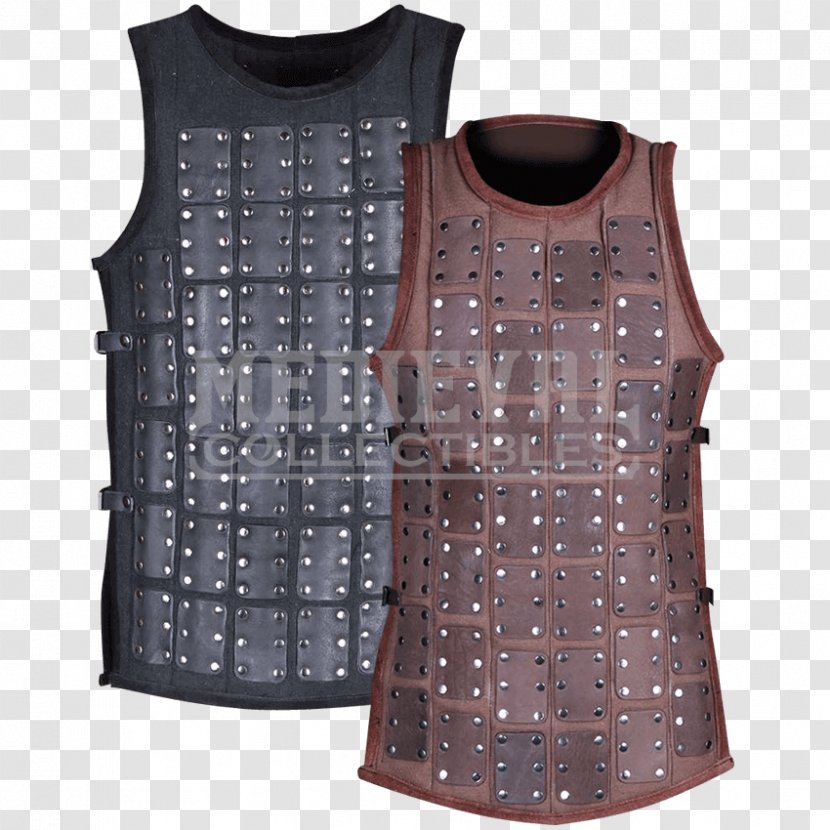 Brigandine Coat Of Plates Plate Armour Body Armor - Vest Transparent PNG