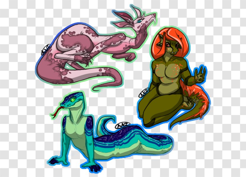 Amphibian Legendary Creature Clip Art - Mythical - Sales Commission Transparent PNG