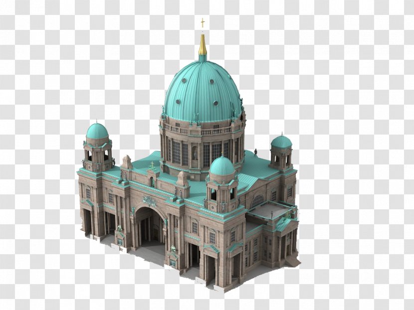 Berlin Cathedral Church Pixabay Illustration - Building - A Plan View Of The Transparent PNG