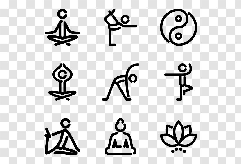 Yoga ICON - Art - Number Transparent PNG